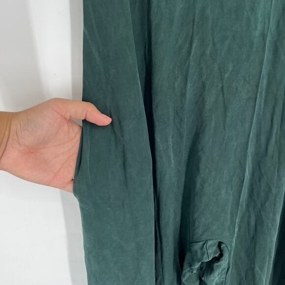 Summersalt Jumpsuit 24 Hour Green Small Cupro Blend Moss - Picture 6 of 8